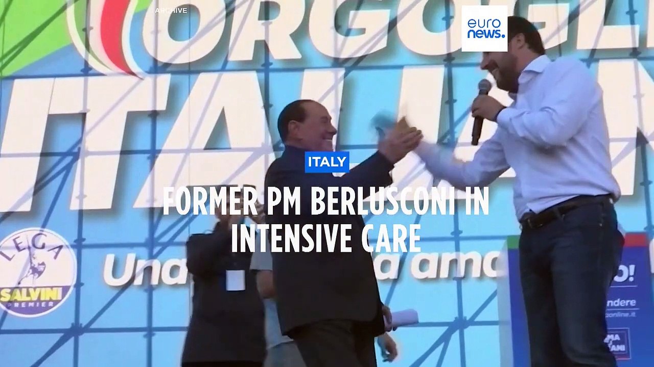 Italian ex-leader Silvio Berlusconi hospitalised, reportedly in ICU