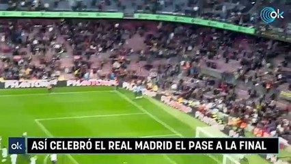 Así celebró el Real Madrid el pase a la final