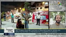 Movilizaciones en Perú contra Dina Boluarte a 31 años del Fujimorismo