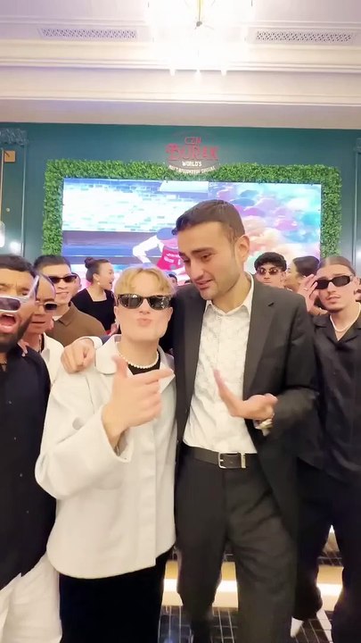 Chef Burak in a funny prank with the Chechen president at a restaurant in Dubai, UAE