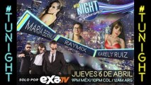 RAYMIX MARÍA BERNAL y KARELY RUIZ en TuNight con Gabo Ramos