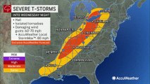 Severe storms damage buildings throughout the Chicago area