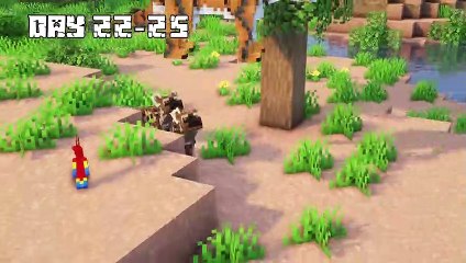 I Survived 100 DAYS as a TIGER in HARDCORE Minecraft!