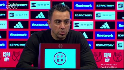 Xavi lamenta la eliminación en Copa del Rey