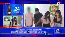 ¡Indignante! Banda de falsos colectiveros que asaltaban a pasajeros serían liberados