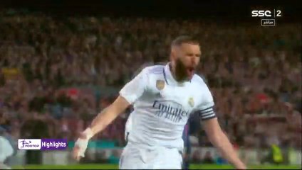 ملخص مباراة برشلونة و ريال مدريد ليلة انتقام ريال مدريد من برشلونة -- رباعية مذلة وجنون فهد العتيبي