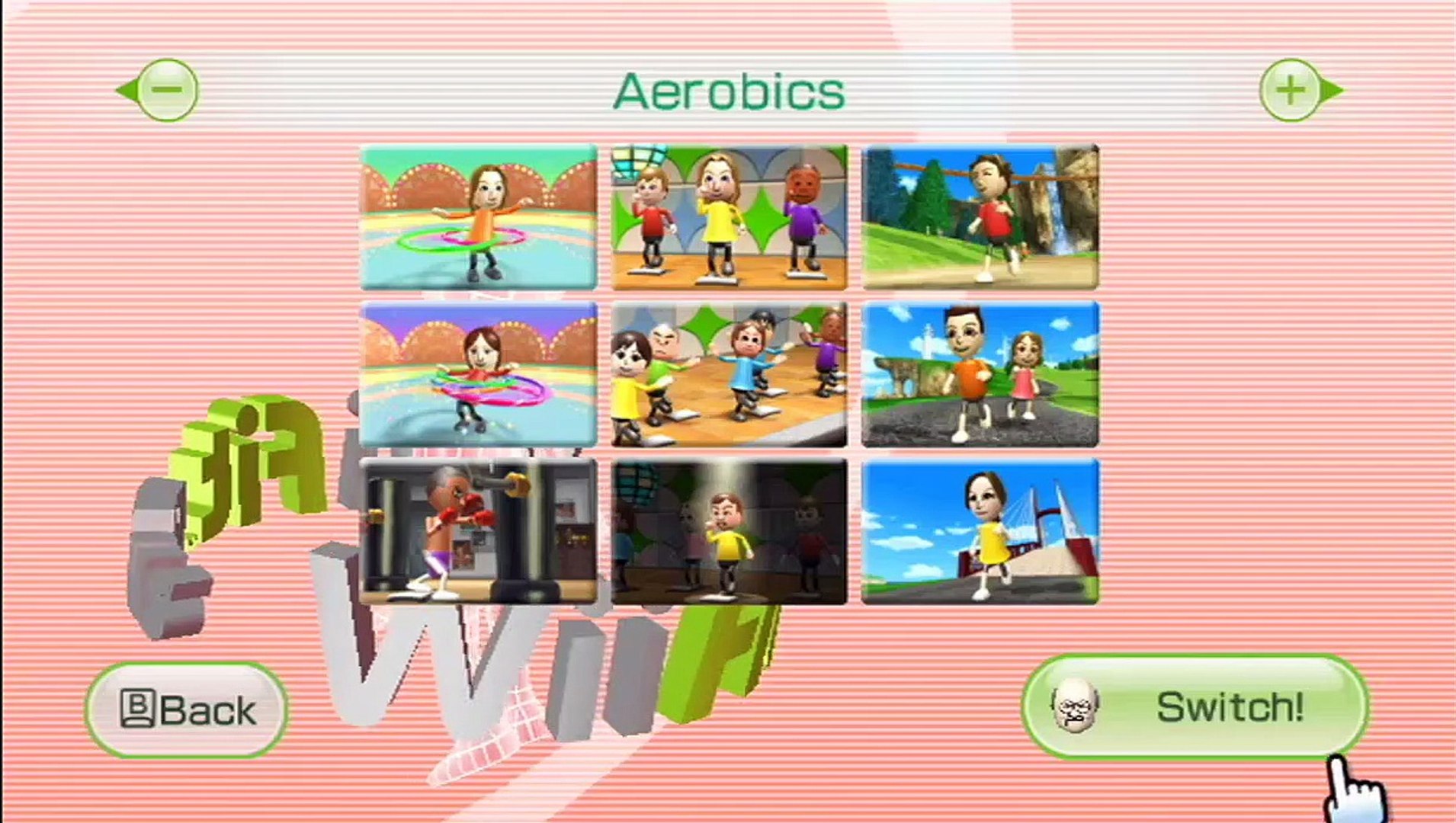 Wii fit exercises clearance list