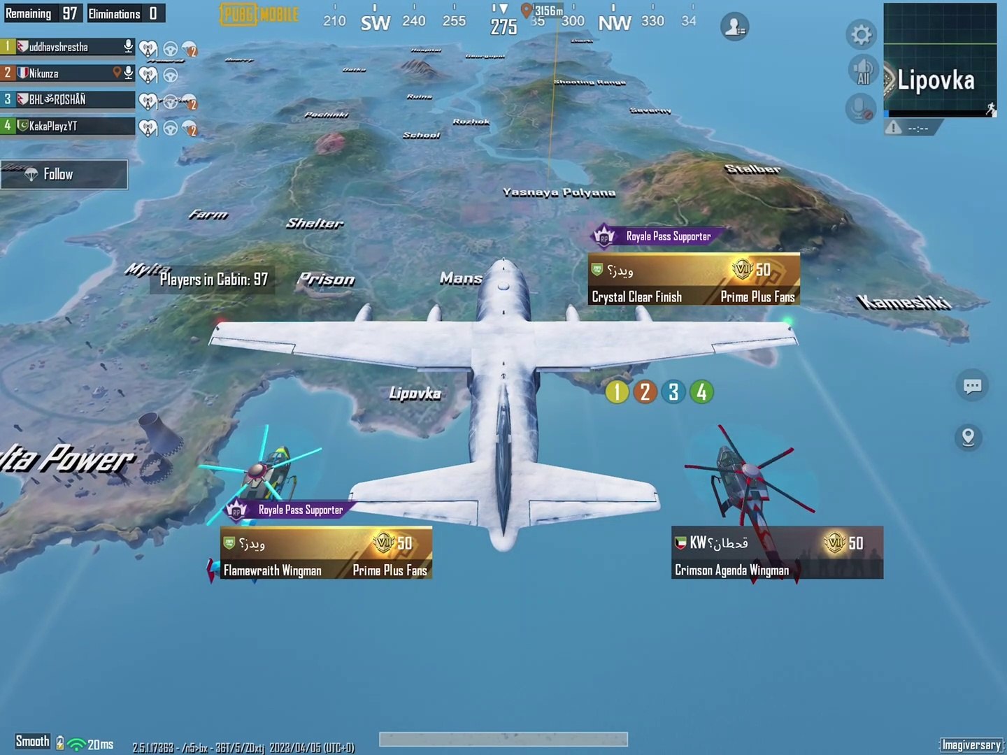 Full upgraded guns pro squad pubg mobile