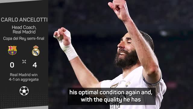 Ancelotti believes Real are peaking at the perfect time after Barcelona rout