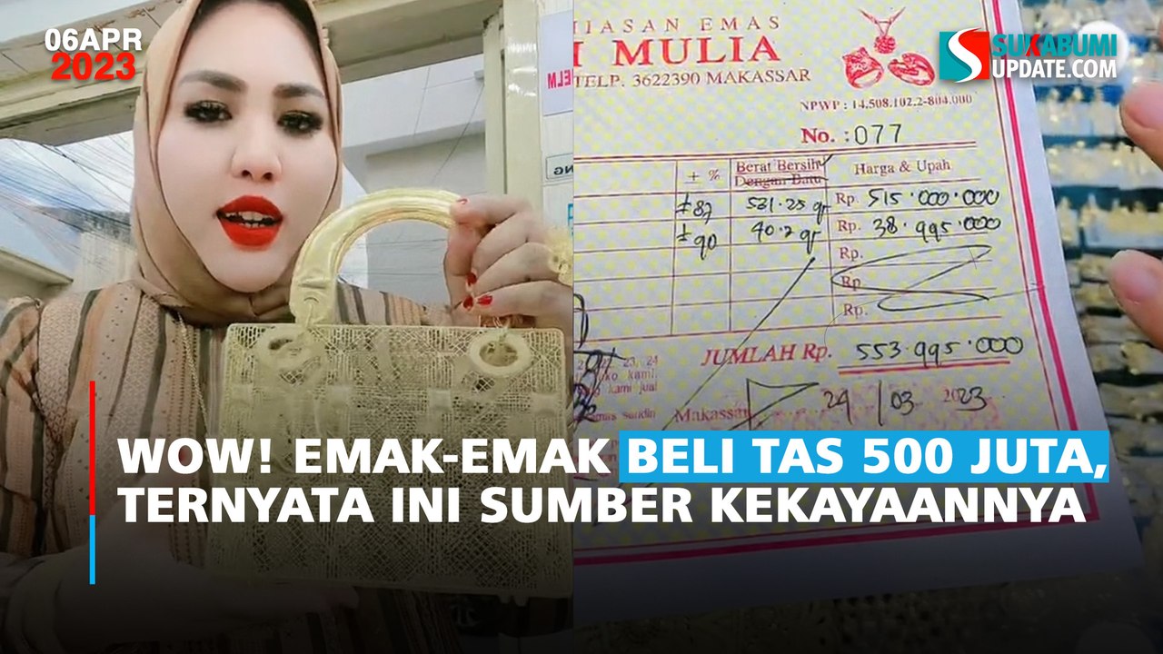 Wow! Emak-Emak Beli Tas 500 Juta, Ternyata Ini Sumber Kekayaannya