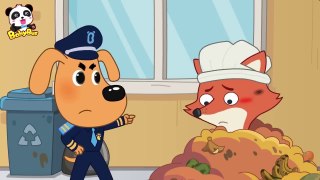 Don_t Eat Dirty Food _ Good Habits _ Police Cartoon _ Sheriff Labrador _ Kids Cartoon _ BabyBus(720P_HD)