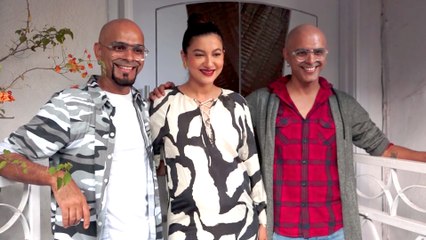 Gauhar Khan ने Raghu Ram और Rajiv Laxman के साथ नये शो Real Love को किया प्रमोट