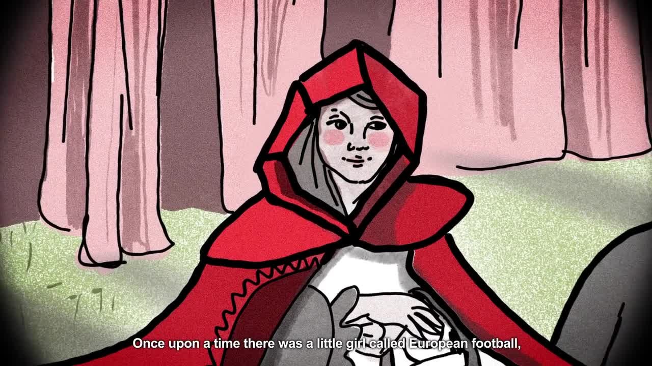 "Little Red Riding Hood" video portrays Superleague as Big Bad Wolf