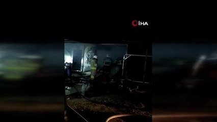 Nusaybin’de patlayan tüp halı yıkama fabrikasını kullanılmaz hale getirdi
