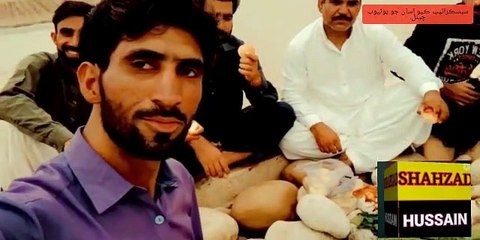 Eating lunch beside the river with buddies