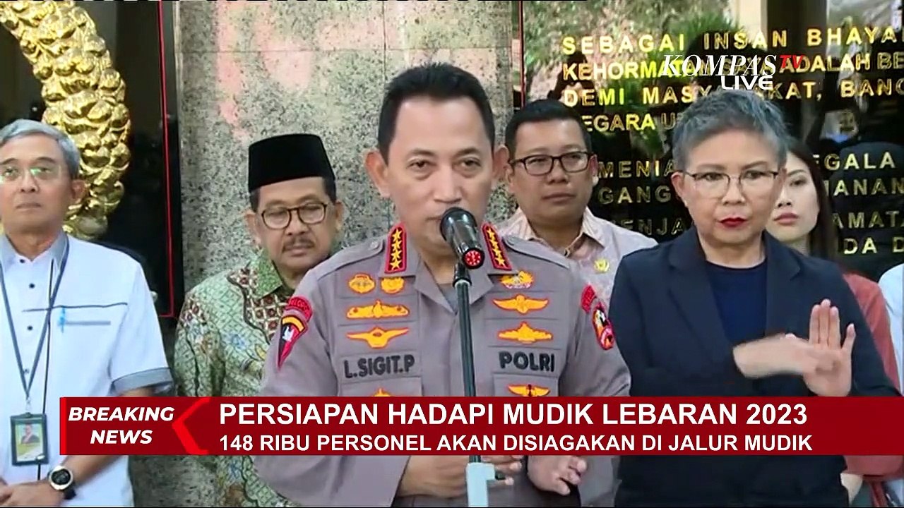 Pemudik Diprediksi Meningkat, Kapolri: Perbaikan Manajemen, Diharap Angka Lakalantas Bisa Diturunkan