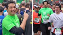 UNDP Türkiye İyi Niyet Elçisi olan Mert Fırat, deprem felaketine dikkat çekmek için Paris'te maratona katıldı