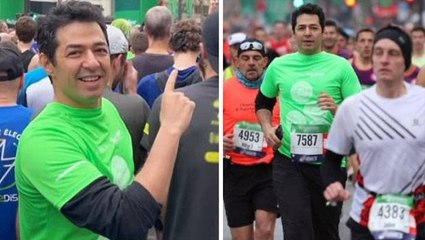 UNDP Türkiye İyi Niyet Elçisi olan Mert Fırat, deprem felaketine dikkat çekmek için Paris'te maratona katıldı