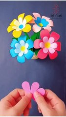 Create Beautiful DIY Paper Flowers🌸 – Easy Step-by-Step Tutorial