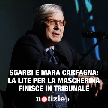 Lite per la mascherina: Sgarbi a processo per gli insulti a Mara Carfagna