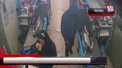 3 marketi soyan şüpheli, elindeki dövmelerden tespit edilip, yakalandı