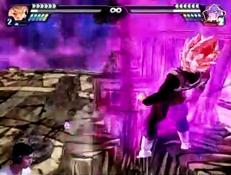 goku black super saiyajin rose vs Hit