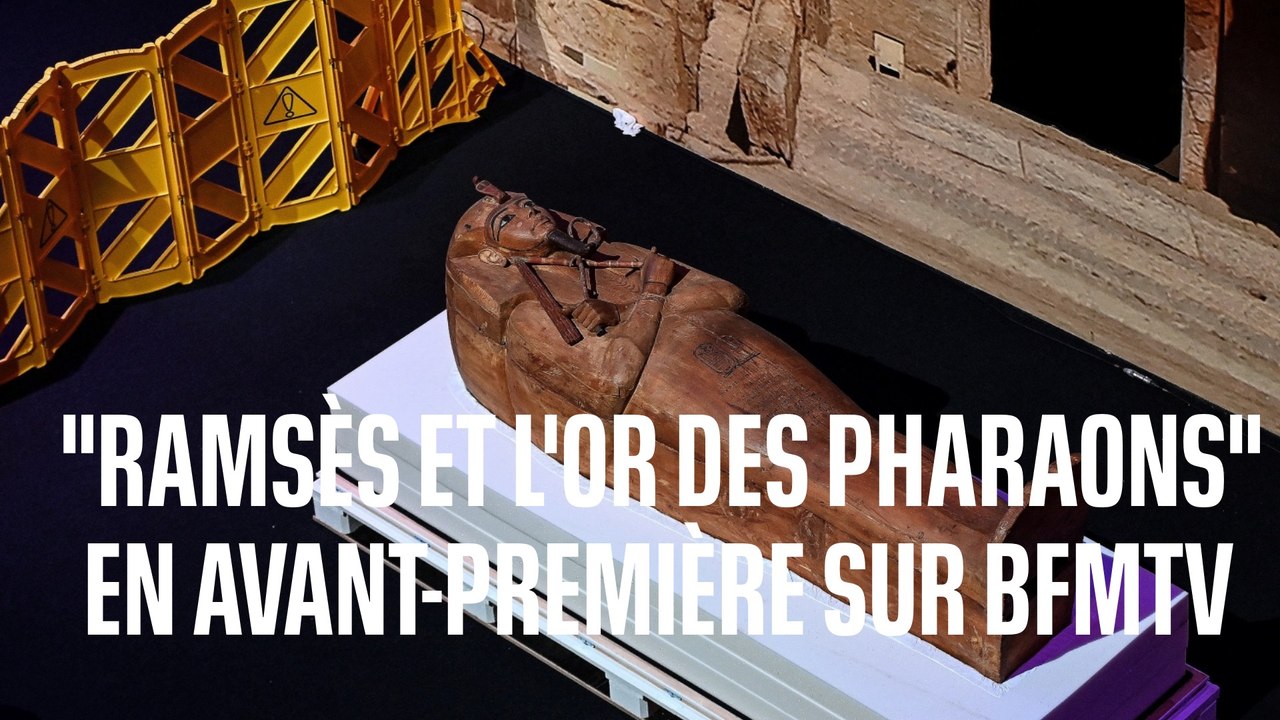L'exposition "Ramsès et l'or des pharaons" en avant-première dans Première Édition sur BFMTV