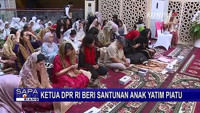 Ketua DPR RI, Puan Maharani Berbagi Kebahagiaan dengan Anak Yatim Piatu di Bulan Ramadan