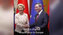 Avrupa Komisyonu Başkanı Leyen, Çin Başbakanı Qiang ile görüştü