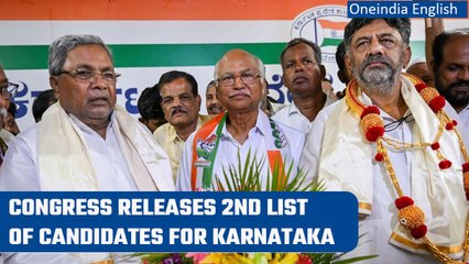 Download Video: Karnataka Elections 2023: Congress releases 2nd list of candidates, Kolar undecided | Oneindia News