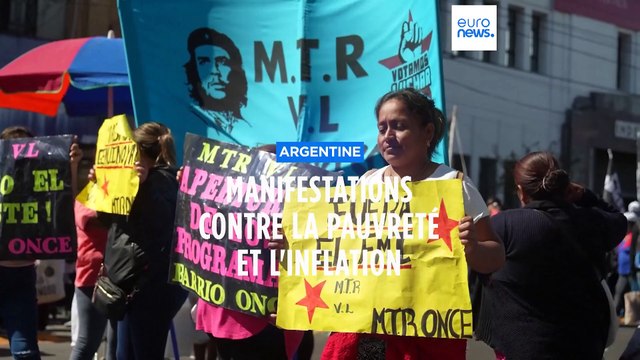 Argentine : manifestations et blocages contre la pauvreté et l'inflation