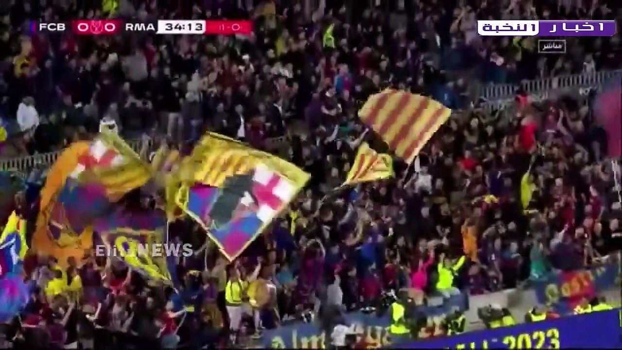 -ملخص مباراة ريال مدريد وبرشلونة اليوم 4-0 _الكلاسيكو المثير_ هاتريك بنزيما _ ملخص ريال مدريد اليوم