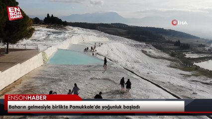 Pamukkale Bahar Sezonunu Açtı