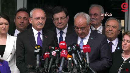 Millet İttifakı'nın Cumhurbaşkanı Adayı Kemal Kılıçdaroğlu ve DSP Genel Başkanı Önder Aksakal'dan ortak açıklama