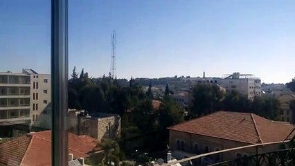 JERUSALEM-EASTERN 2017 Easter Monday, breakfast at the roof garden nasional hotel eastern Jerusalem