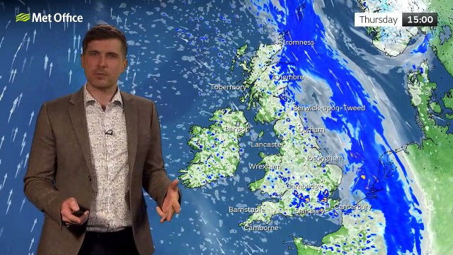 Met Office Afternoon weather forecast 06/04/23 -Sunny Spells and Showers