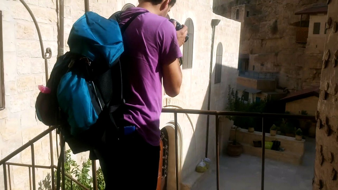 JERUSALEM-THAVOR 2018 holy savvas  monastery, the monastery keeps the avato for women