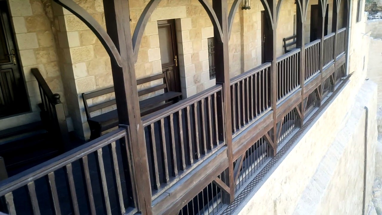 JERUSALEM-THAVOR 2018 holy savvas  monastery, the monastery keeps the avato for women