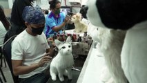 Inside the factory making lifelike toy pets for grieving owners