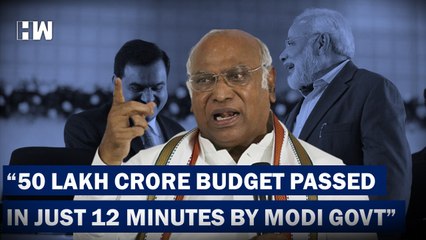 Centre's Intention Was To Get Budget Session Washed Out: Mallikarjun Kharge |