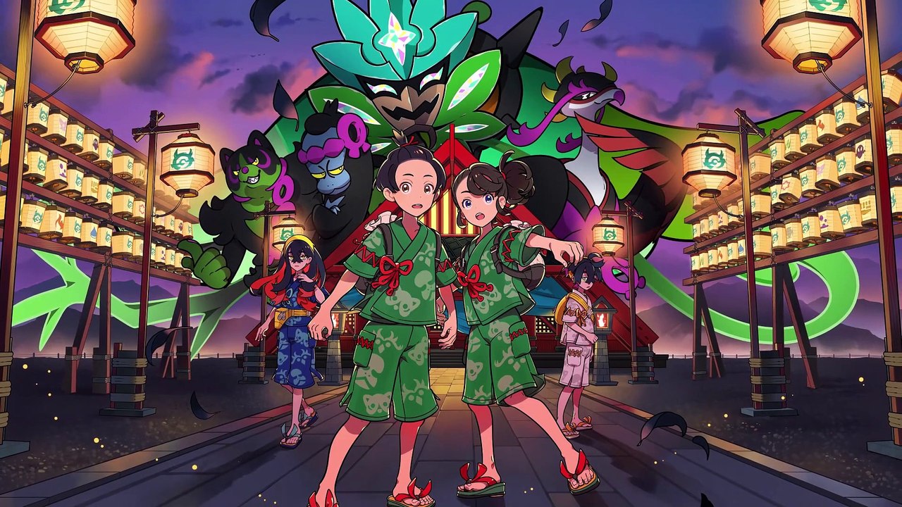 Pokémon Karmesin und Pokémon Purpur – Der Schatz von Zone Null im Trailer