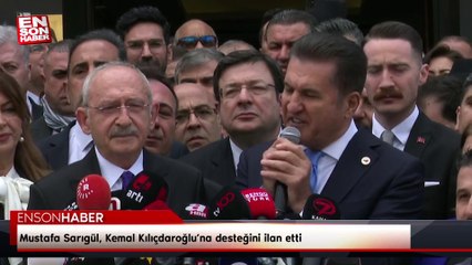 Mustafa Sarıgül, Kılıçdaroğlu’na desteğini ilan etti