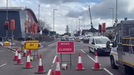 Скачать видео: A27 closed after emergency incident in Worthing