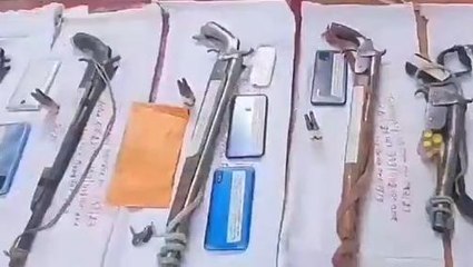 अपराध की योजना बना रहे 6 अपराधीयों को को 7 मास्केट व 25 जिंदा कारतूस के साथ किया गिरफ्तार