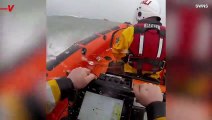 A Lucky Lone Yachtsman Is Rescued in Tough Weather Conditions