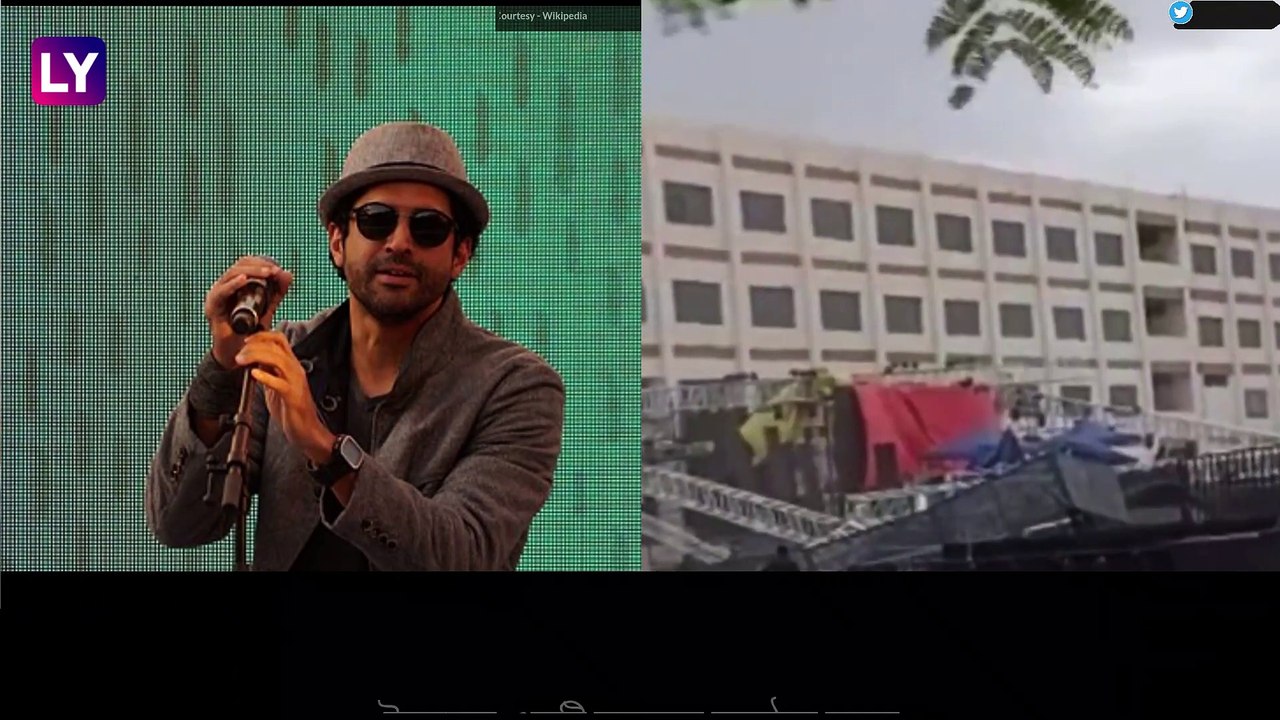 Farhan Akhtar এর অনুষ্ঠানের মঞ্চ ভেঙে পড়ল ঝড়ে