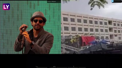 Farhan Akhtar এর অনুষ্ঠানের মঞ্চ ভেঙে পড়ল ঝড়ে