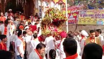 बगरू में शाही लवाजमे से निकली जुगल दरबार की शोभायात्रा