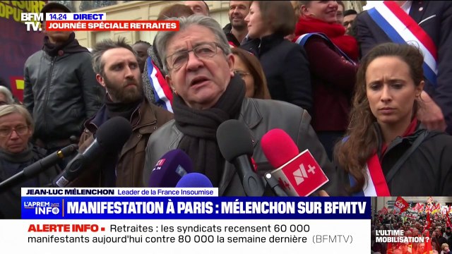 Jean-Luc Mélenchon: On est dans le plus long conflit social de l'histoire du pays depuis 1968