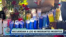 Migrantes exigen justicia para las víctimas del incendio en Ciudad Juárez